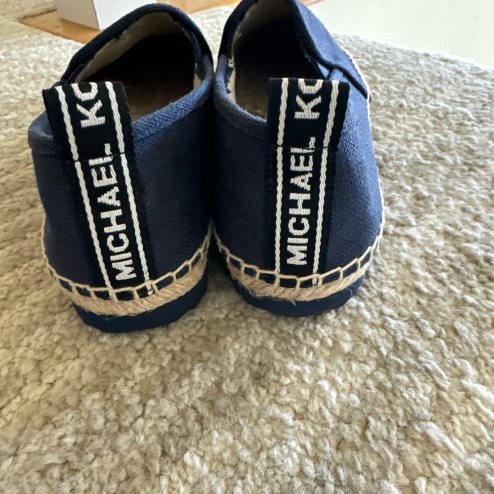 Michael Kors Blue Slip-On Loafers - Picture 2 of 2